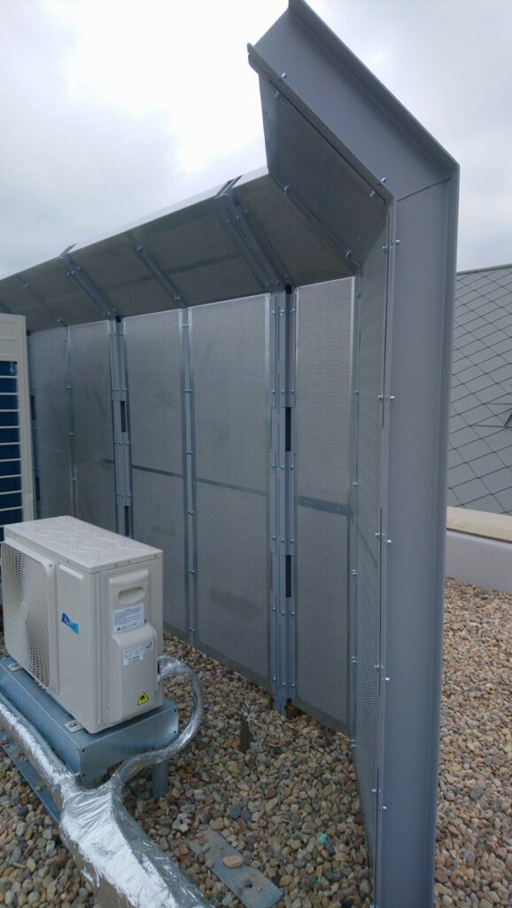 Leicht Lärmschutzwand für Dächer