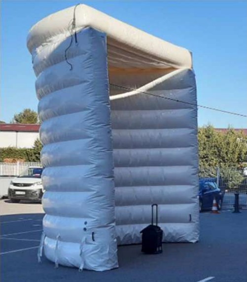 selbsttragende runde Lärmschutzwand