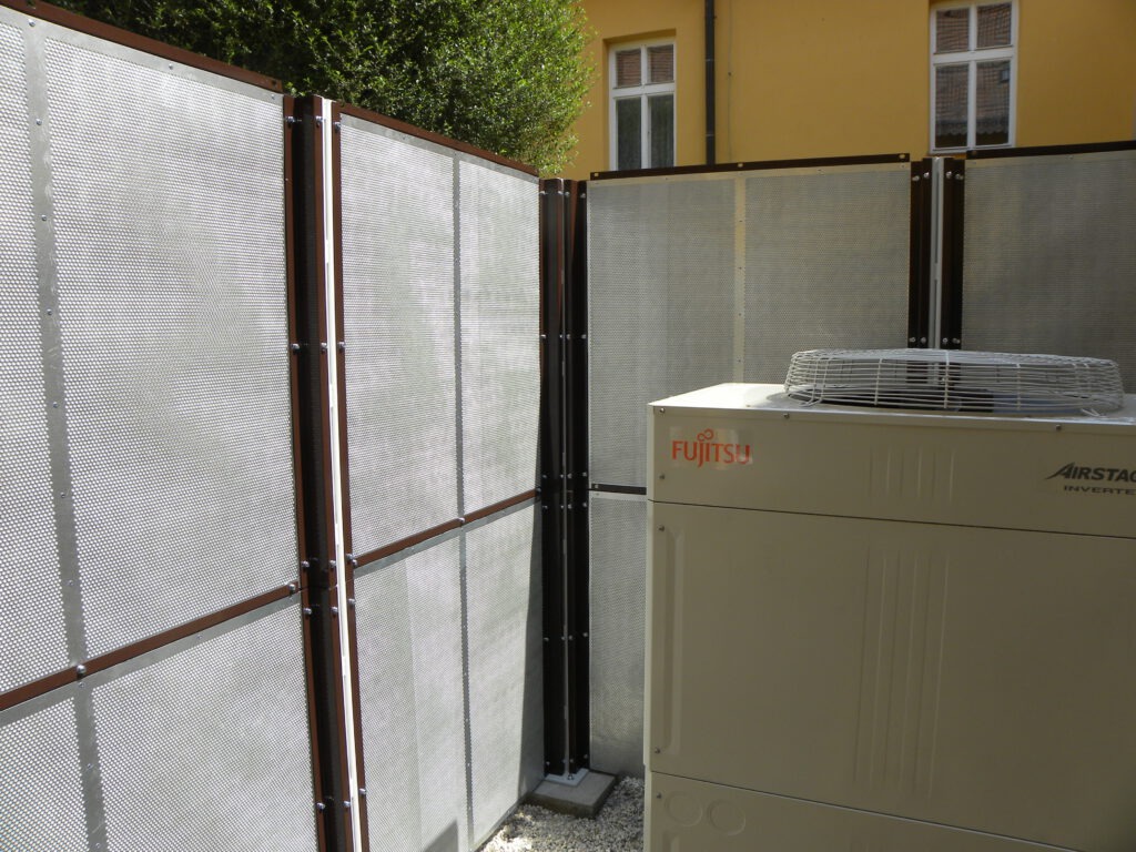 wetterfeste Schallschutzwand für Außenbereich